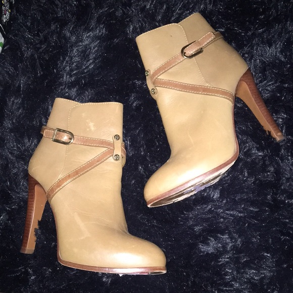 Tory Burch Shoes - Sz.8M Tan Tory Burch booties